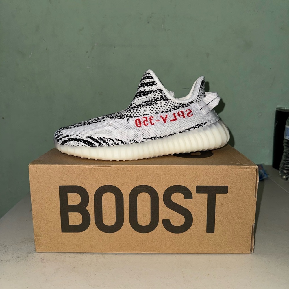 Adidas Yeezy Boost 350 V2 Black and White Sneakers